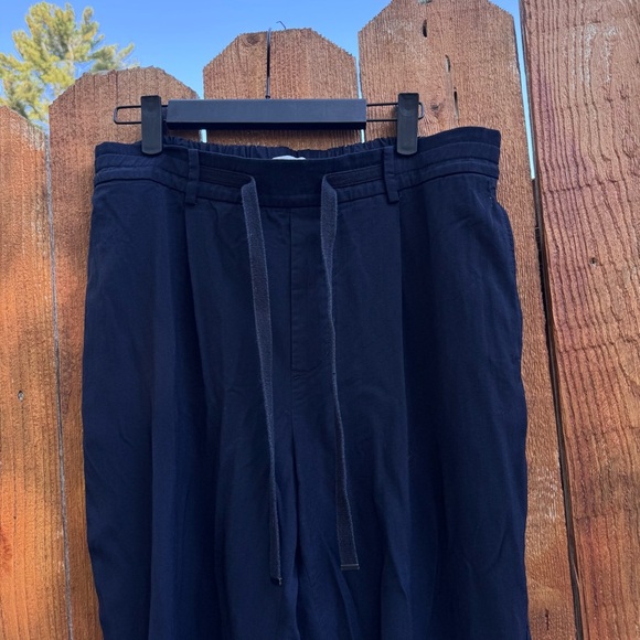 VINCE Cropped Drawstring pants blue - Picture 4 of 11